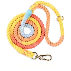 Correa para Perro con Diseño de Cuerda Trenzada Resistente y Herrajes Metálicos Dorados, Cómoda para Paseos Diarios - Product Image 2