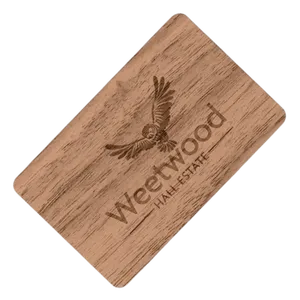 Bambou 13.56 Mhz Haute Sécurité RFID 13.56 Mhz NXP MIFARE Ultralight(R) EV1 EV2 EV3 Clé d'hôtel en bois Carte à puce <span class=keywords><strong>de</strong></span> luxe - Product Image 6