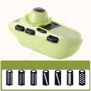 Cortador de Verduras y Frutas Multifuncional C171 al por Mayor, Rallador, Triturador, Accesorios de Cocina, Cesta de Drenaje, Mandolina - Product Image 6