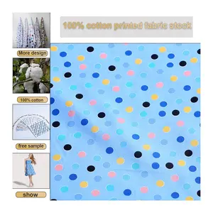 Digital Printed Fabrics %100 Cotton Fabrics Support Custom Service Printed Fabrics