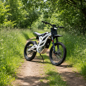 EU US Warehouse Direct Full Suspension Motorcycle 16.8KW Mid Motor <b>72V</b> 40AH Lithium <b>Battery</b> DirtBike - Product Image 4