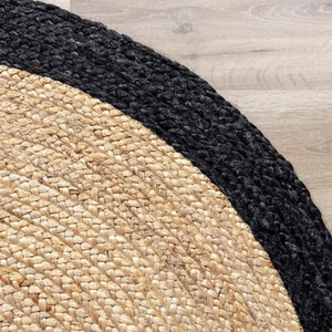 Premium Quality Natural Jute Fiber Round <b>Rug</b> Rustic <b>Boho</b> Home Decor for Dining Room or Kitchen Mats & Pads - Product Image 4