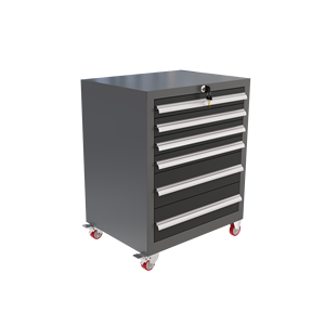 Carro de almacenamiento de herramientas rodantes del fabricante Carro de herramientas mecánicas resistentes | Sistema de almacenamiento móvil OEM personalizado con organizadores de cajones - Product Image 3