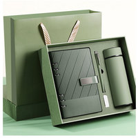 Fabricant personnalisé en gros cahier en cuir PU de taille A5 coffrets cadeaux pour cahier en cuir PU de luxe