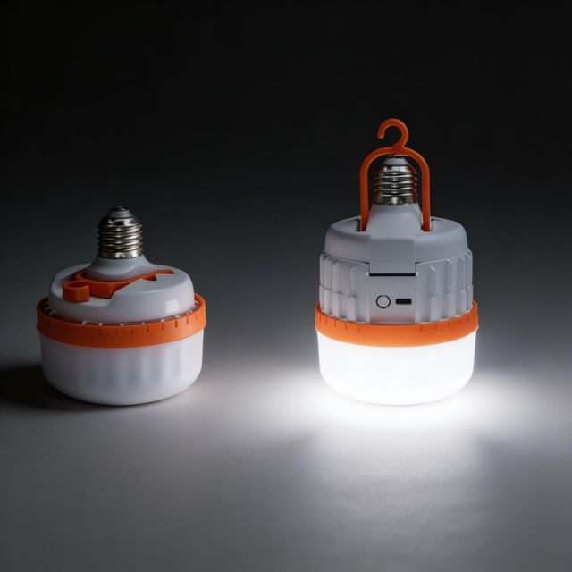 AC/DC Dual-use Emergency Light, Foldable, Surge-proof LED Light, Battery Life 7-8 Hours