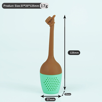 Filtre à thé en silicone gestes Offre Spéciale Infuseur à thé en vrac Infuseur à thé en silicone