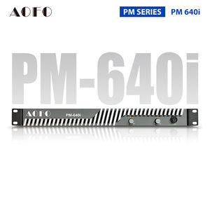 Amplificateur numérique professionnel série PM, classe D, 1U, 400W, 2 canaux, 8 ohms, système audio professionnel AC pour concerts, enceintes - Product Image 1