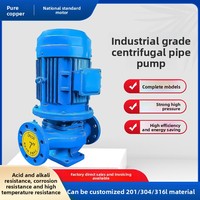 Pompa Air fase tunggal, pompa air sentrifugal horisontal vertikal