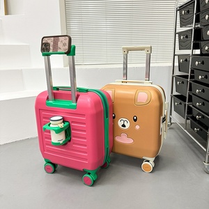 Adorable <strong>Toddler</strong> Travel <strong>Suitcase</strong> Carry on Cute Bear Hard Shell Trolley Box Boy Girl - Product Image 3