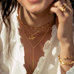 Encantadores Dijes de Acero Inoxidable Coloridos con Forma de Mariposa, Gecko e Insecto, y Colgantes DIY de Pata de Gato, Perro y Pez en Color Rosa, para Mi Hija - Product Image 2