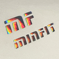 Autocollant de transfert thermique DTF en plastisol pour vêtements, sweats à capuche, avec logo personnalisé, impression de marque, vinyle brillant, fer à chaud arc-en-ciel