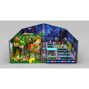 Atrae a los niños energéticos con el equipo de juegos infantiles Ninja Warrior para interiores, un desafío para los niños en los centros de parques deportivos. - Product Image 6