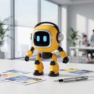 Connexion WiFi en un clic, Robot IA pour enfants, les enfants peuvent utiliser l'appareil de manière autonome, interaction vocale, jouet éducatif de bureau. - Product Image 1