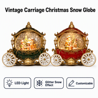 Linterna LED para Coche con Globo de Nieve, Venta al por Mayor de Fábrica, Regalo de Navidad
