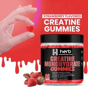 OEM/ODM Etiqueta Privada creatina monohidrato 5000mg suplementos alimenticios para adultos Gummy Energy Management Pure Creatine Gummies 120 Count - Product Image 5