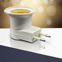 Douilles de lampe LED E27 E14 en plastique testées en usine, supports de lampe, douilles de prise, adaptateur de prise EU US avec interrupteur AC 85-165V
