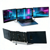 Moniteur portable IPS 14 pouces le plus vendu, extension d'écran d'ordinateur portable avec interface Type-C pour le jeu et le travail de bureau sur ordinateur de bureau