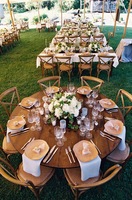 Mobilier d'extérieur commercial Dessus en bois avec pieds en métal Restaurant Salle à manger Table de banquet de mariage pliante en bois pour hôtel