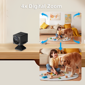 Mini Cámara 4G con Batería de 3200mAh, Mini Cámara de Vigilancia Inalámbrica para el Hogar, Visión Nocturna sin Luz, Mini Cámara de Seguridad - Product Image 4