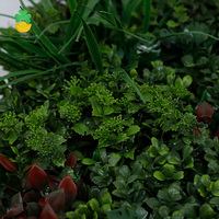 Haie d'herbe artificielle pour jardin intérieur extérieur, décoration de toile de fond de mur de plantes de mariage, aménagement paysager de feuilles vertes