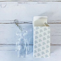 Sac cadeau promotionnel 100% Bearbrick acrylique boîtier boîte bloc ours brique porte-clés affichage Figure