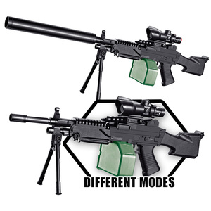 ปืนเจล M249 ราคาถูก <span class=keywords><strong>ขาย</strong></span>ดี ปืนเจลนิ่ม ใช้กล้องเล็งเป้าหมาย ของเล่นปืนเจล - Product Image 4