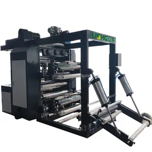 stack type 2 color flexographic printing machine for paper non-woven film bag printing in hot sales