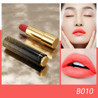 OEM ODM Rouge À Lèvres Vendeur Petit quantité minimale de commande Chinois Pas Cher Velours Mat Imperméable Longue Durée Formule Naturelle Maquillage Bâton Application