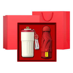 MXF42-2 Mug mini ô 2 trong 1 tùy chỉnh lưu niệm văn phòng kinh doanh Bộ quà tặng - Product Image 3