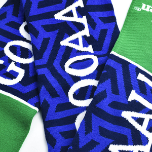 عينة مجانية من المصنع وشاح محبوك مخصص أكريليك تصميم وحجم مخصص وشاح كرة قدم شتوي بالجملة - Product Image 6