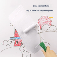 Revêtement imperméable à base de ciment polymère haute résistance 20L, peinture imperméable flexible résistante aux fissures pour les projets de construction murale