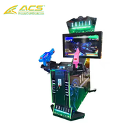 Machine de tir vidéo d'arcade à monnayeur ACS Source Factory, simulateur de tir électronique en anglais, tir à l'arme à feu multi-aliens