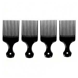 Peigne de coiffure à dents larges en plastique pour soins capillaires en salon - Product Image 2