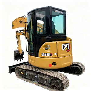 Mini-excavatrice Caterpillar d'occasion du Japon, 3,5 tonnes, pour la construction, modèles CAT303.5E2 et CAT305.5E2, Cat 305.5 d'origine d'occasion - Product Image 1