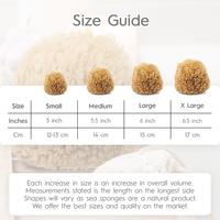 Épurateur de bouffées écologiques pour le bain et la douche Éponges de mer en luffa douces et naturelles durables
