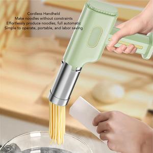 Máquina de Pasta Eléctrica Portátil Inalámbrica, Máquina para Hacer Fideos Automática, Accesorio para Hacer Espaguetis, Ramen y Salchichas - Product Image 6
