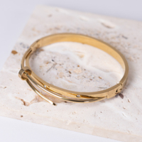 Pulsera de Acero Inoxidable de Lujo con Diseño de Trébol de la Suerte, Incrustada con Circonitas, para Mujer, Joyería Moderna para Fiestas