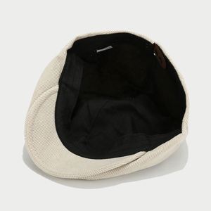 Bérets Tendance 2024 pour Femmes en Velours Côtelé, Bérets Rétro Urbains pour Hommes, Chapeau Ivy Vintage - Product Image 6