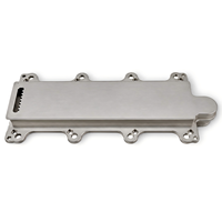 Plaque de refroidissement liquide haute performance pour électronique de puissance, plaque de refroidissement à eau personnalisée pour onduleurs, convertisseurs IGBT et stockage d'énergie