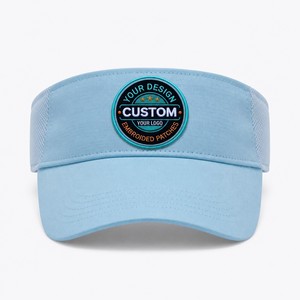 Casquette de sport réglable en sergé de coton avec étiquette tissée personnalisée, visière pare-soleil, pour cyclisme et streetwear, fournisseur en gros, usine - Product Image 2