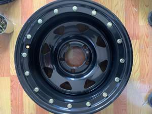 Velg Imitasi Beadlock D40 16x8 Sunraysia 4x4 Velg Baja Lubang D Warna Hitam - Product Image 3