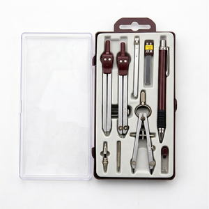 Juego de geometría escolar profesional 709C de gran venta, set de compás al por mayor para enseñanza de matemáticas - Product Image 1