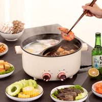 Casserole électrique pour dortoir, poêle électrique, cuisinière électrique antiadhésive, casserole électrique multifonctionnelle