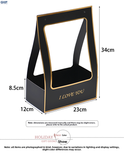 Caja <span class=keywords><strong>de</strong></span> Flores Rectangular <span class=keywords><strong>de</strong></span> Cartulina Blanca con Detalles en Dorado, Cesta <span class=keywords><strong>de</strong></span> Flores Frescas para el Día <span class=keywords><strong>de</strong></span> San Valentín, Arreglo <span class=keywords><strong>de</strong></span> Ramo, Caja <span class=keywords><strong>de</strong></span> Papel para Flores - Product Image 5