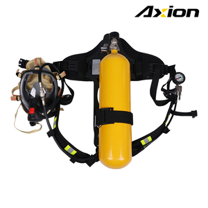 अग्निशमन सेवा एसबीए पूर्ण फेस मास्क उच्च तापमान प्रतिरोधी, आग बुझाने और बचाव कार्यों के लिए 137 अनुरूप श्वसन यंत्र - Product Image 2