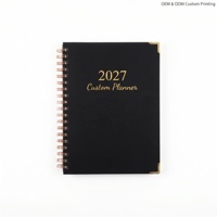 Cuaderno Espiral Personalizado OEM de 400 Páginas, Cuaderno de Notas para Estudiantes con Encuadernación de Alambre, Papelería con Logotipo Personalizado Impreso