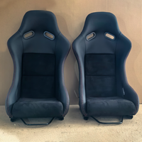 Sièges en fibre de carbone à prix d'usine pour sièges baquet de course, sièges auto, chaises de gamer et chaises de bureau avec revêtement en cuir ou tissu