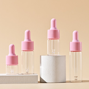 Mini Botellas de Vidrio Vacías de 2ml, 3ml, 5ml, 10ml y 15ml, Transparentes, para Cuidado de la Piel, Aceites Esenciales, Esencias y Sueros, con Gotero - Product Image 3