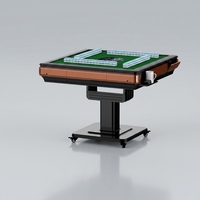 Table de Mahjong Automatique Tendance et Élégante MuZheng OEM, Vente Directe, Compatible 110V, Idéale pour Appartements de Luxe
