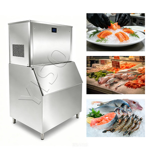 YISO Factory Direct 1000kg/24h Energy Saving Catering Super Large <b>Ice</b> Storage Commercial Granular Snow <b>Ice</b> <b>Maker</b> for Food Stores - Product Image 4